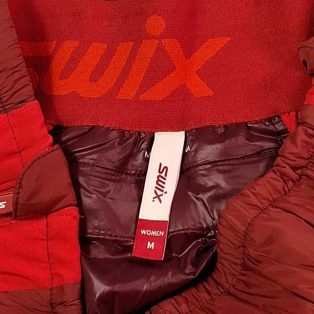 Swix Womens Swix Women's Horizon Insulated Ski Pants Red Size Medium Quilted - Picture 3 of 15